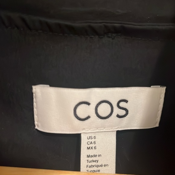 COS Oversized Cotton High-Collar Dress s6 - Picture 8 of 12